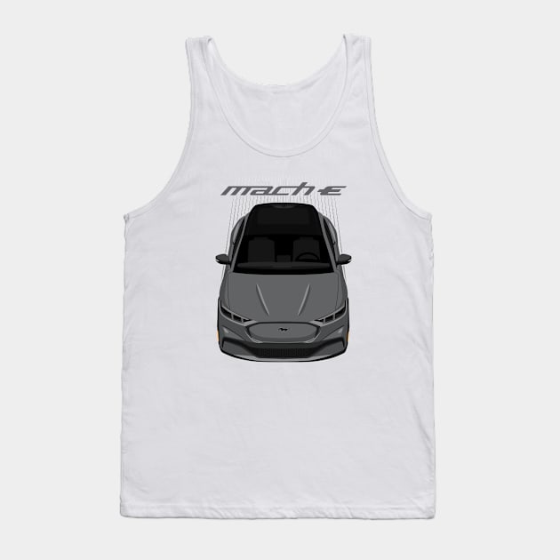 Ford Mustang Mach E SUV - Gray Tank Top by V8social